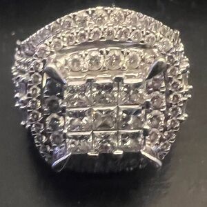 I am selling this Beautiful 2Carat Lab Grown Diamond Ring set in 10k White Gold.